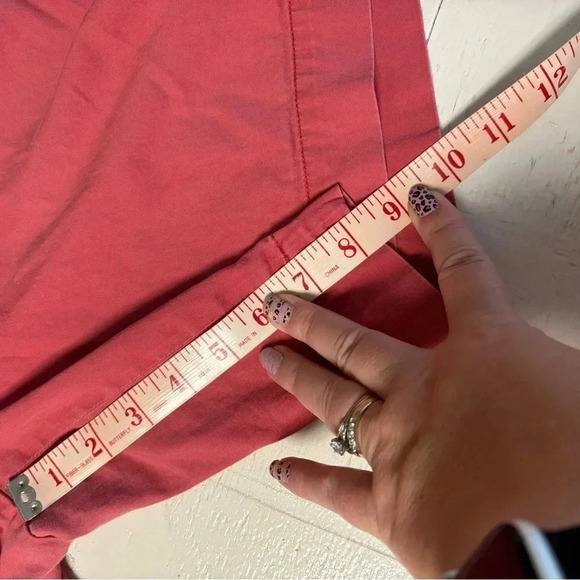 POLO Ralph Lauren Classic Fit Chino Shorts Size 34 FADED Pink Stretch Distressed - Picture 4 of 9